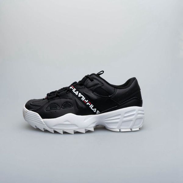 Fila Women's Hit N Run Trainers Shoe - Black / White / Red | UK-167IZKUYP